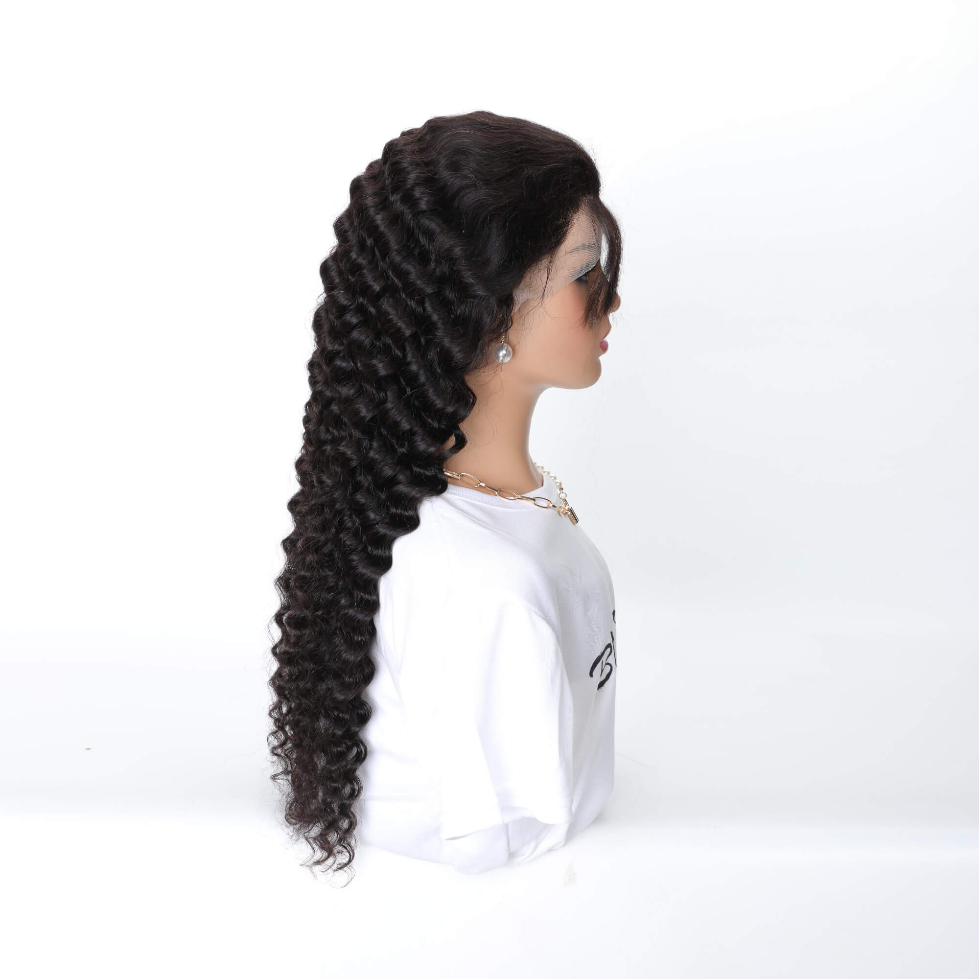 Deep Wave Human Hair Wig 13X6  Density 200%